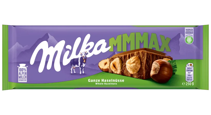 Milka Mmmax Egészmogyorós 250g