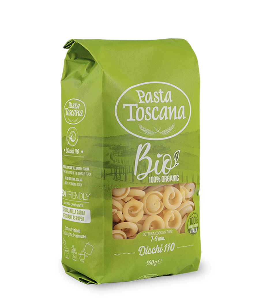 Pasta Toscana Dischi (n°110) bio durumbúza tészta 500g