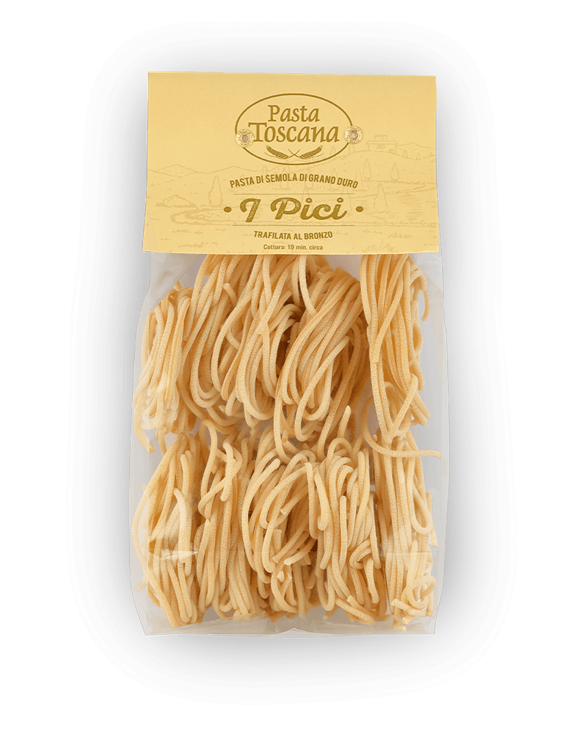 Pasta Toscana Pici prémium minőségű olasz száraztészta 500g
